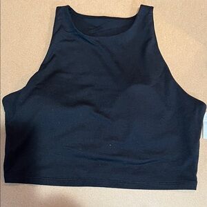 Old Navy Black Cropped Tank Top- NWT